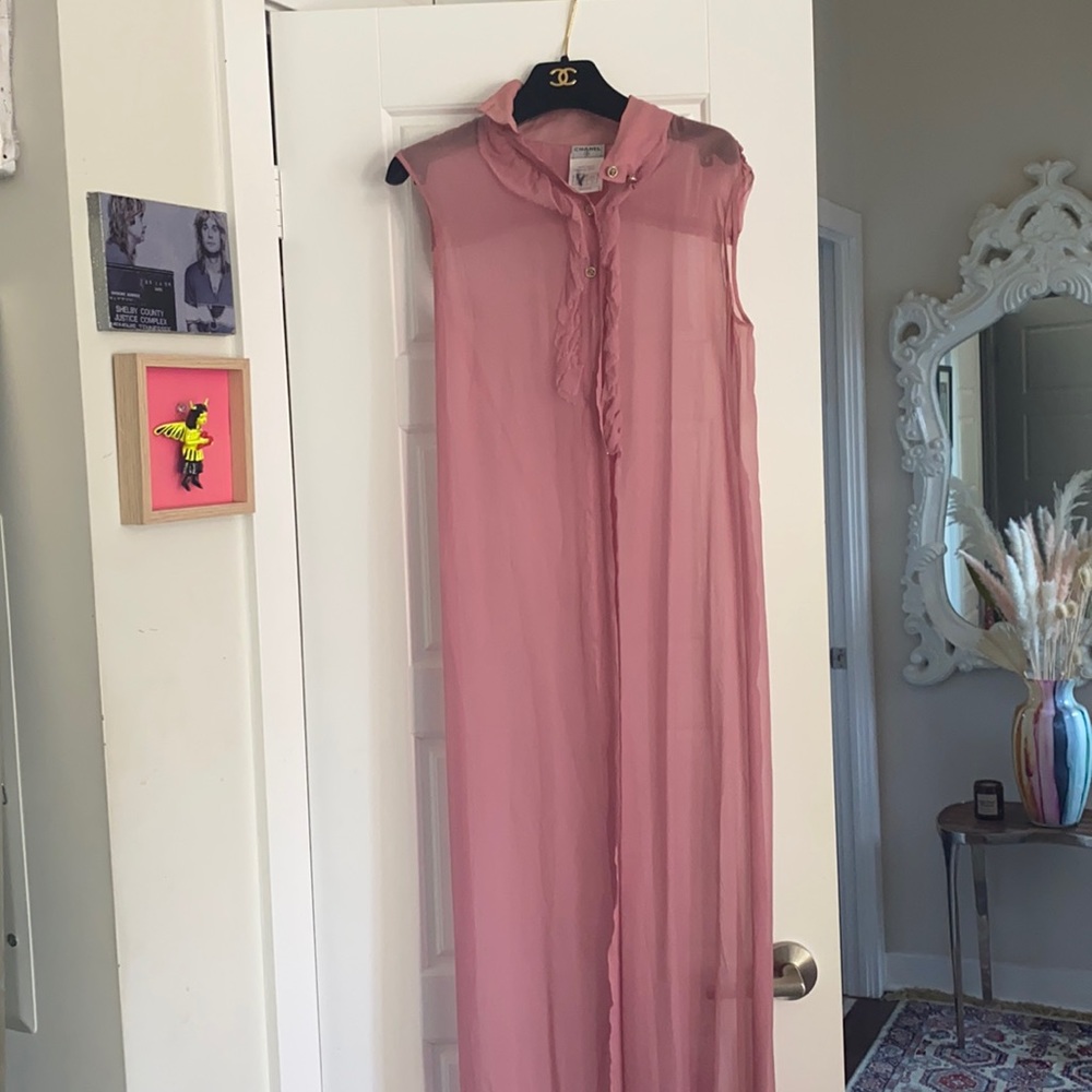 Vintage Chanel chiffon top